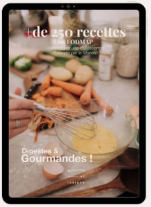ebook de recettes pauvres en FODMAPs Ginette&Josiane